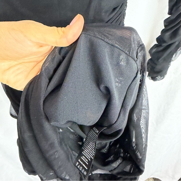 Babaton Aritzia Luxor Longsleeve Dress – Black | Size 2 - Picture 10 of 13